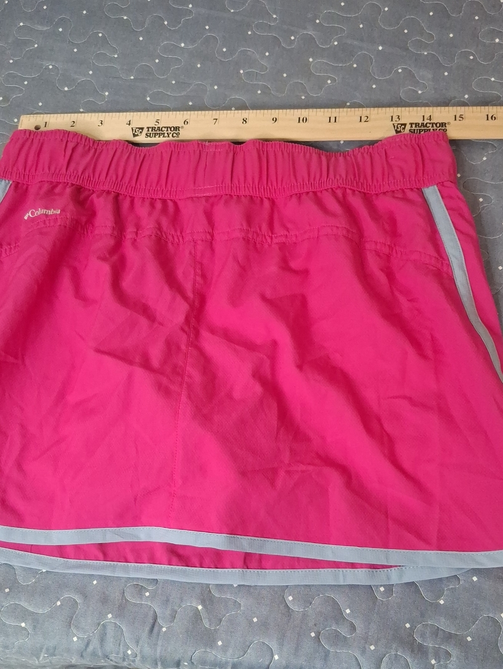 Columbia Skort Athletic Shorts Pink & Gray Small